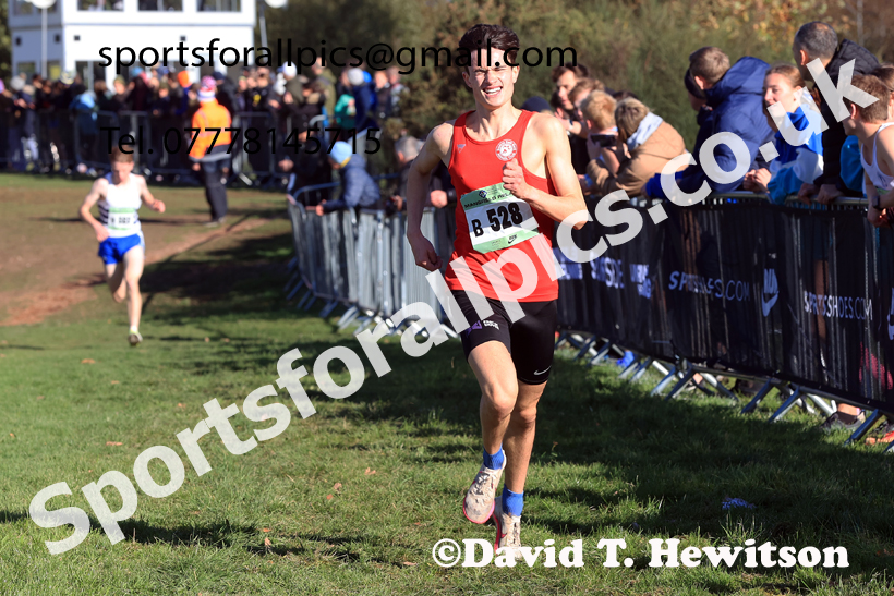 Junior Mens 2025 National Cross Country Relays, Berry Hill Park, Mansfield. Photo: David T. Hewitson/Sports for All Pics